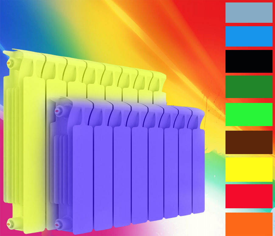 Цветные радиаторы Rifar Monolit