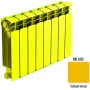 Биметаллический радиатор Rifar Base 500 - 4 секции желтый