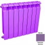 Алюминиевый цветной радиатор Rifar Alum 350 12 секции фиолетовый