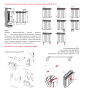 Rifar Alum Ventil 500 - 7 секции Алюминиевый радиатор нижнее левое подключение