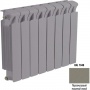 Биметаллический радиатор Rifar Monolit 500 - 5 секции серый
