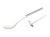 Кронштейн радиатора анкерный белый с полимерным покрытием 180 мм
