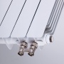 Rifar Alp Ventil 500 -7 секции Биметаллический радиатор нижнее правое подключение